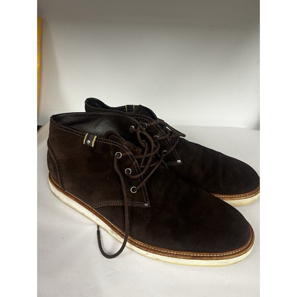 Gucci Dark Brown Suede Chukka Boots Shoes Mens Sz 11 - Picture 7 of 13